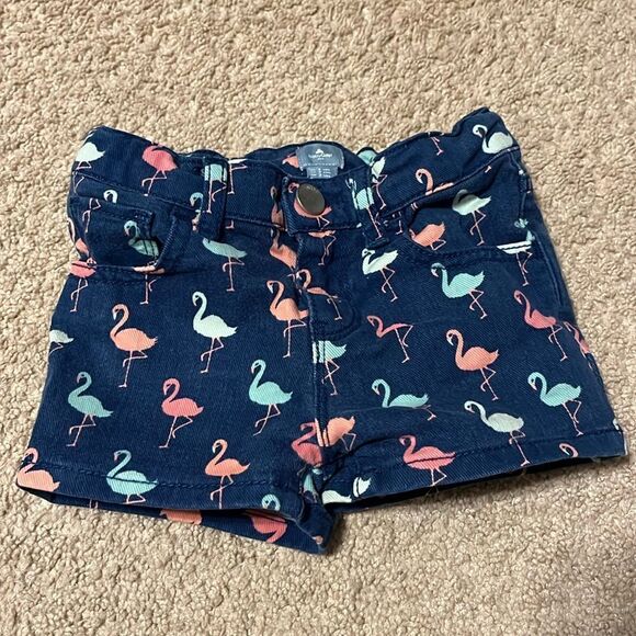 BABY GAP GIRLS SIZE 3 DENIM SHORTS - Picture 1 of 5